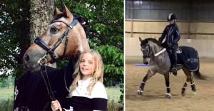 Emmie Granfors är tolv år och tävlar dressyr med sin ponny. Här berättar hon öppenhjärtigt om hur tufft det är att tacklas med prestationsångest.