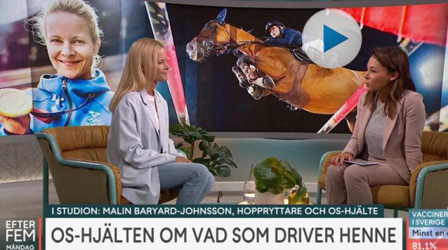 Vad driver en OS-ryttare och hur hanterar man den mentala pressen? Det, och mycket mer, berättade Malin Baryard Johnsson som gäst i TV4.