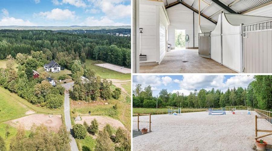 Mindre hästgård nära Jönköping