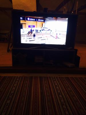 VW GP i repris på TV:n.