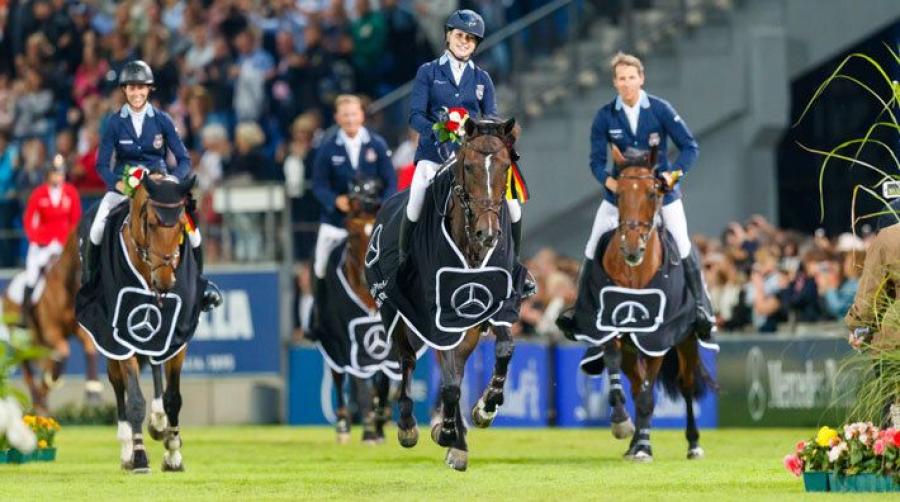 År 2019 var det Sverige som vann Nations Cup i Aachen. Arkivfoto: Tomas Holcbecher