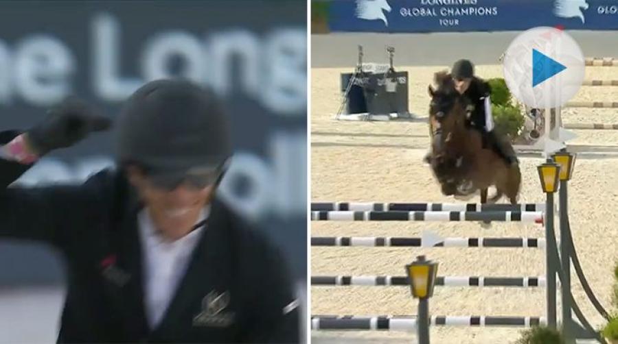 <p>Henrik von Eckermann på Glamour Girl bjöd under fredagen på en riktig speedrunda i Roms 1,50-hoppning. Segern tog de med två sekunder till godo.</p>