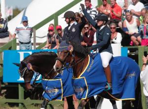 Nicole Holmén och Johanna Due Boje segrade den fartfyllda klassen, efter att domarna värderat mutorna noga.