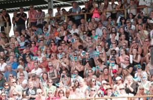 Publiksiffran för dagen var 11 500. Publiken i Falsterbo på känd för att vara riktigt bra!