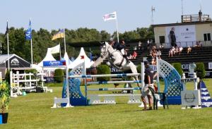 Royne Zetterman tillsammans med Canobet slutade på 14 fel.