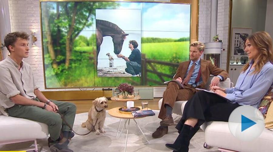 Carl Hedin besökte TV4:s morgonsoffa
