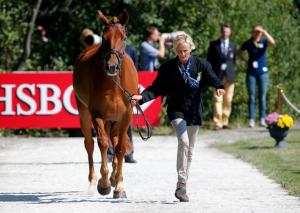 Anna Hassö och Clover glänste på besiktningen.