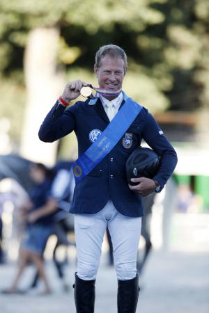 Vilken bragd! Rolf-Göran Bengtsson stod som segrare på EM i Madrid 2011.