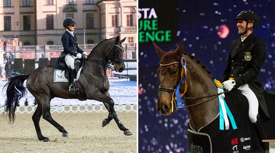 Lina Dolk till vänster, Stefan Jansson till höger.