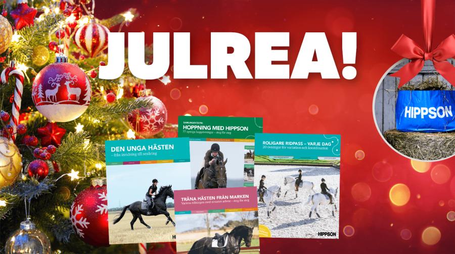 JULREA: 25% rabatt på alla böcker + höpåsar på köpet!
