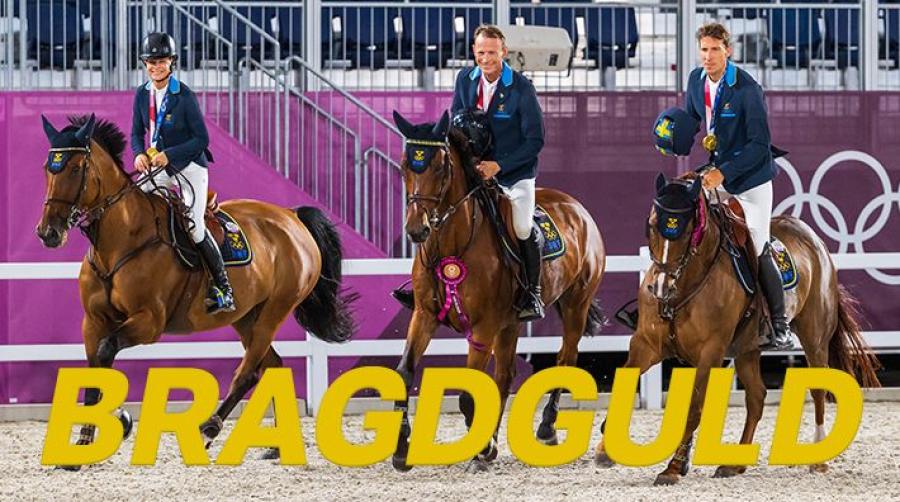 Bragguld till svenska hopplandslaget
