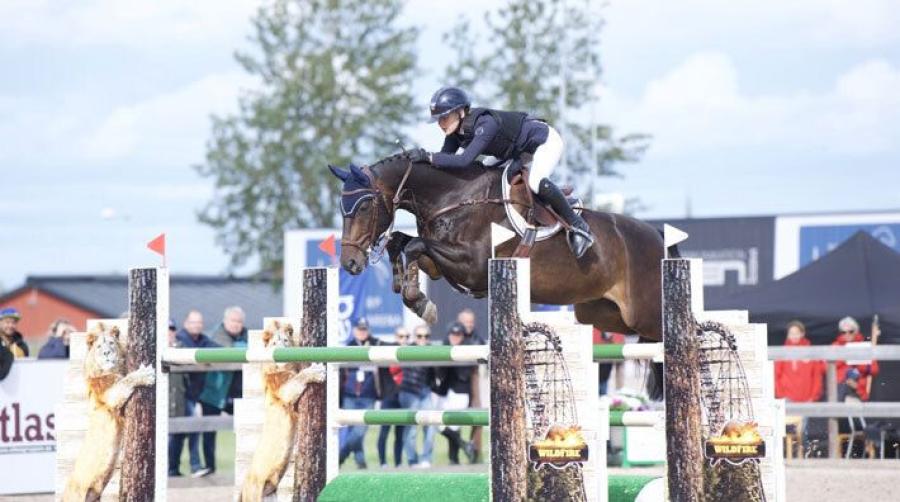 Ebba Danielsson är en av 16 ryttare klar för final i Arena youth tour. Arkivfoto: Haide Westring