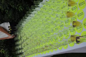 Bubblet välkomnade gästerna vid entrén.