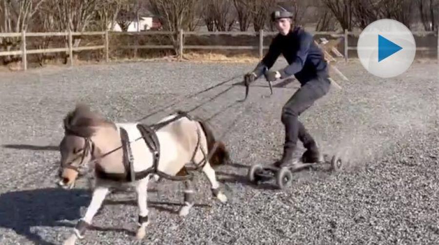 Fullt med vårspring i benen på Katitzi