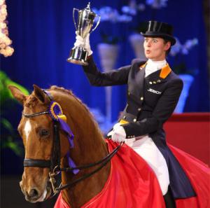 För tredje året i rad stod Adelinde Cornelissen högst på pallen i Globen-küren, och fick en bil med sig hem till Holland.