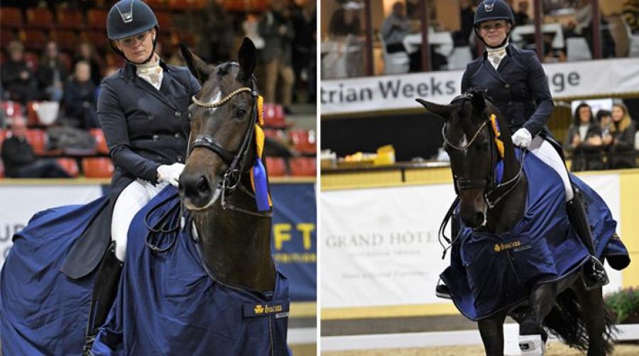 Jeanna Högberg med Astoria. Arkivfoto: Linnea Lindahl