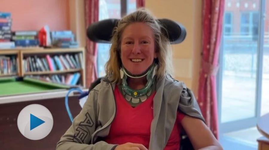 Fälttävlansryttaren Nicola Wilson är i full gång med sin rehabilitering efter sitt allvarliga fall i samband med tävlingarna i Badminton.