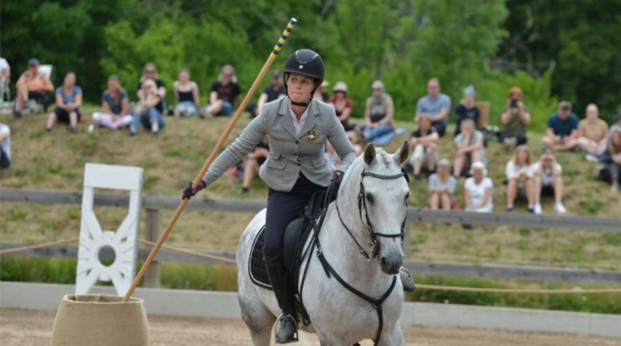 Idamaria Johansson och Hoxi. Foto: Åsa Murhed