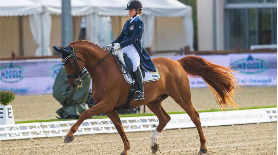 U-25-ryttaren Jennifer Lindvall är uttagen till EM i Ungern. Arkivfoto: Tomas Holcbecher