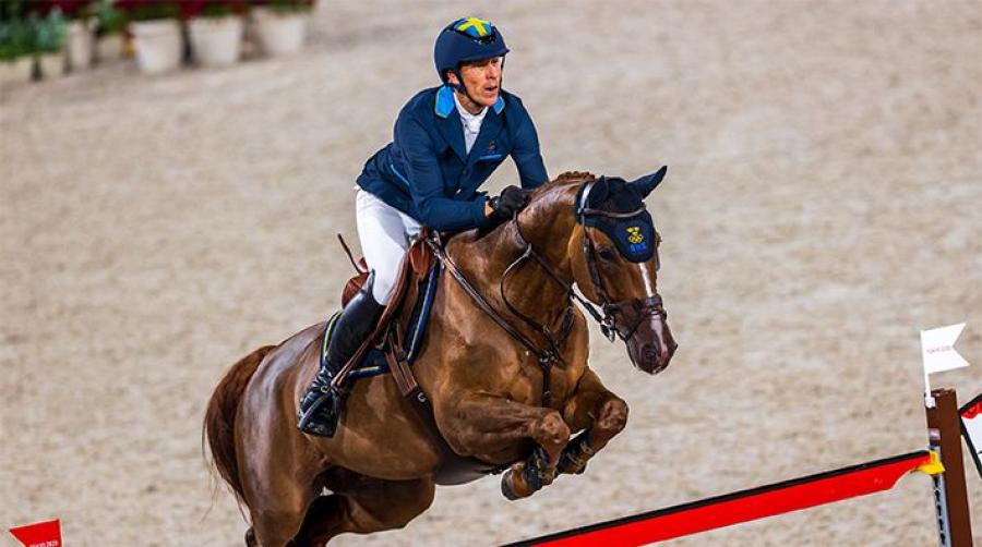 Henrik von Eckermann med King Edward.