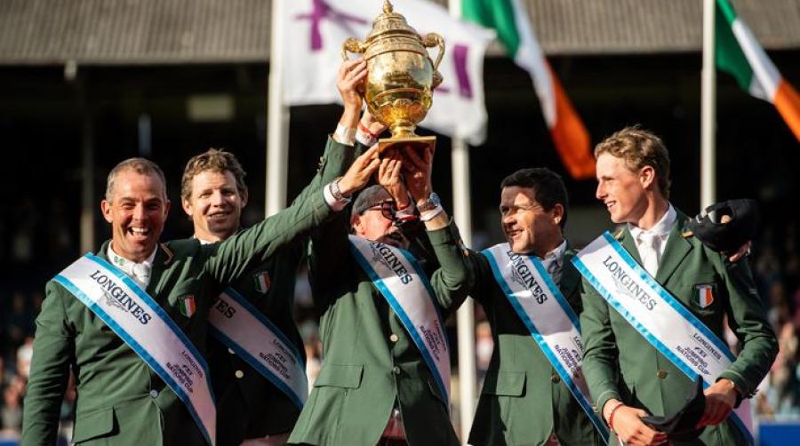 Irland vann inför hemmapubliken. Foto: FEI/Martin Dokoupil