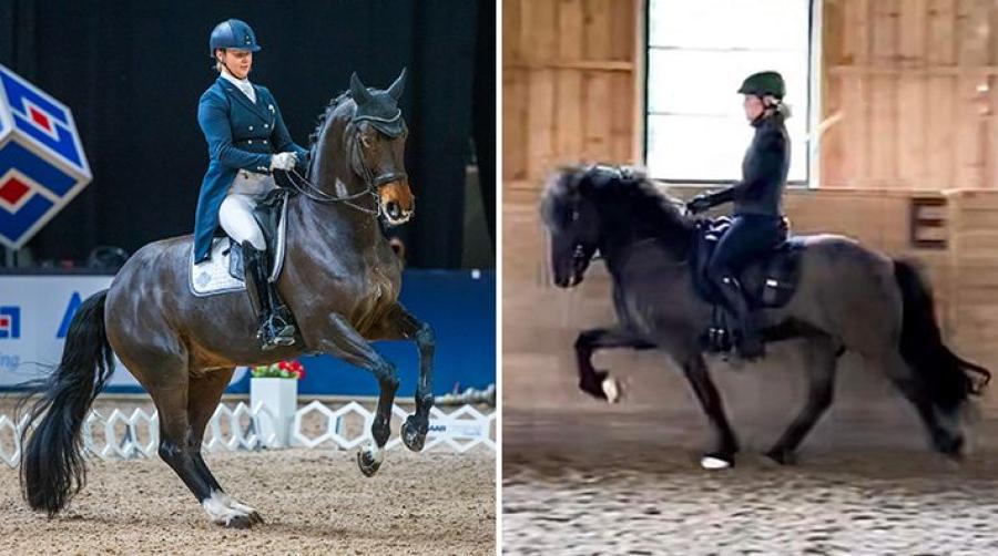 Jenny Larsson och Johanna Elgholm guidar publiken genom dagen.