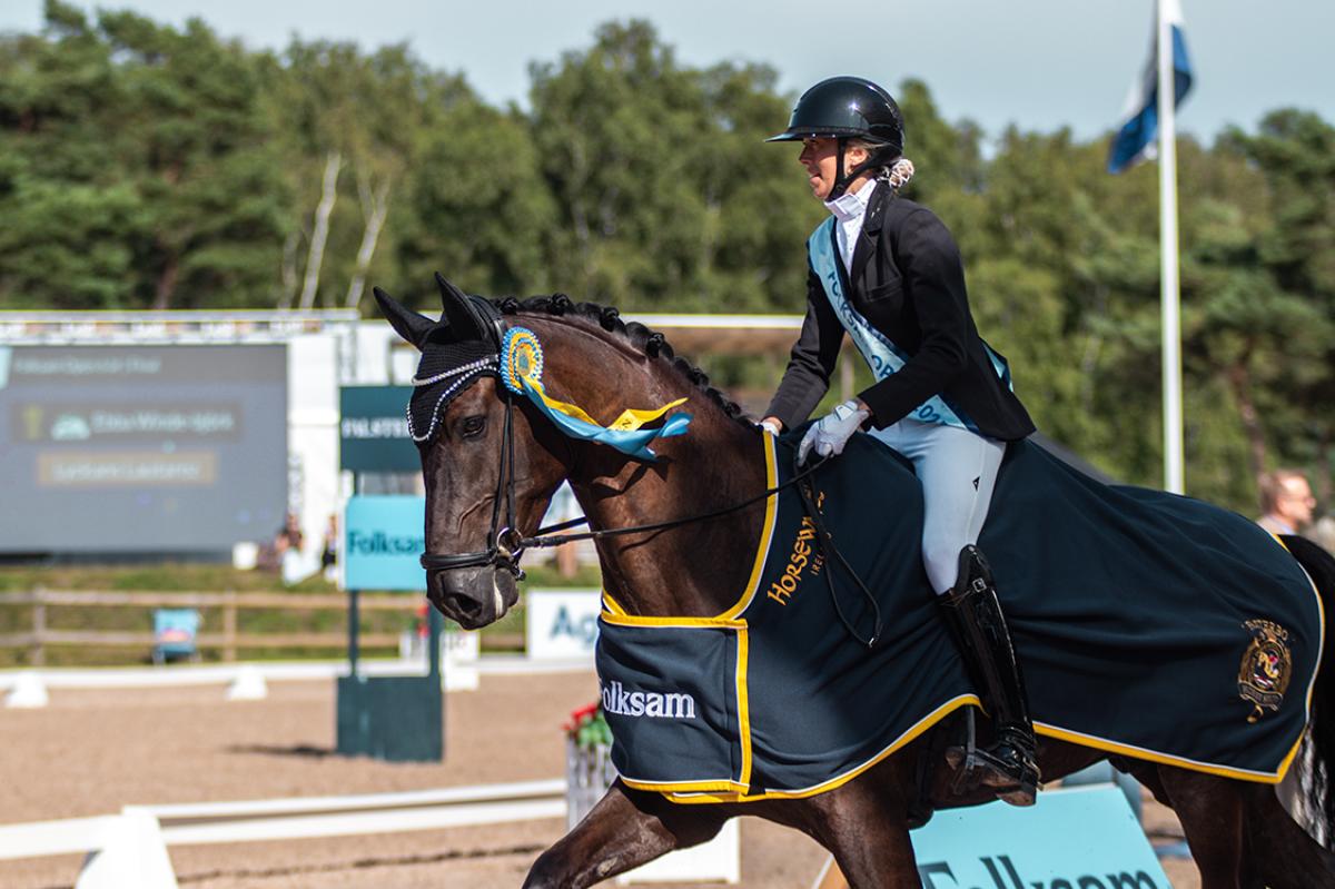 Ebba och Lyckans Lautarez. Foto: Clara Wallin 