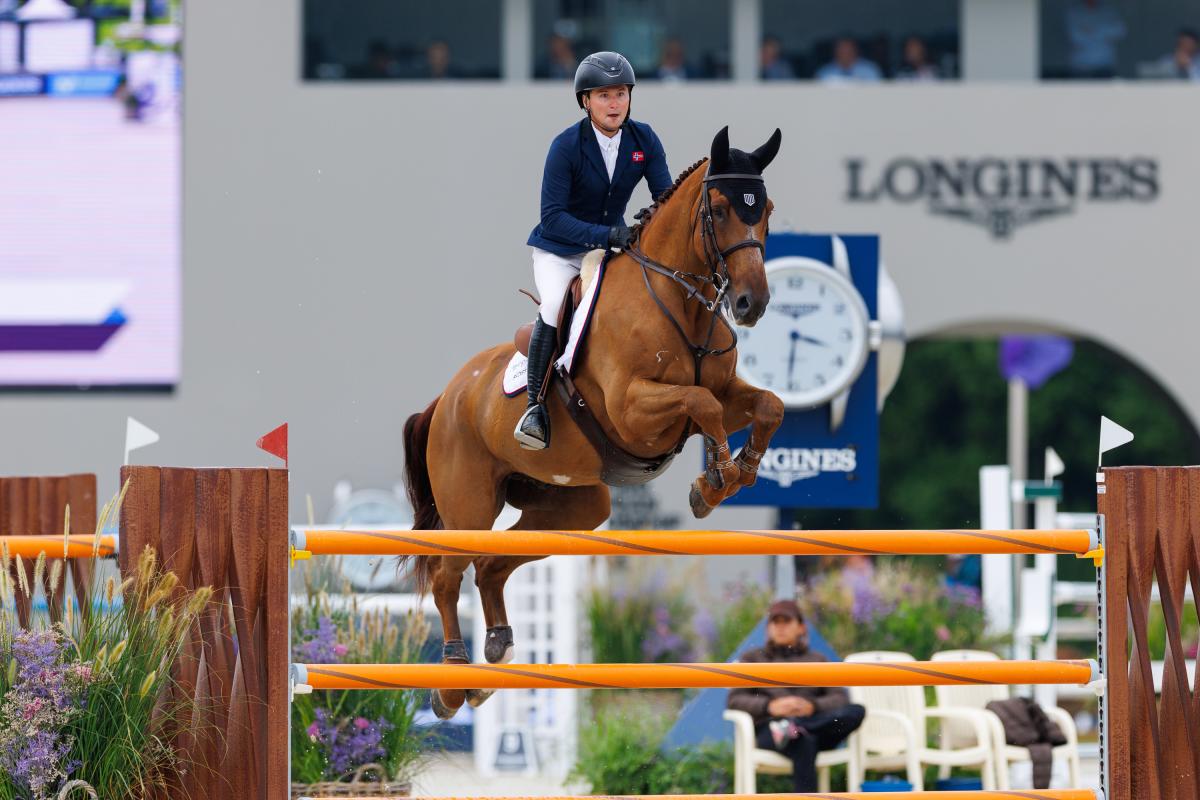 Pål Flam och Mega Special DC i gårdagens klass. Foto: Tomas Holcbecher