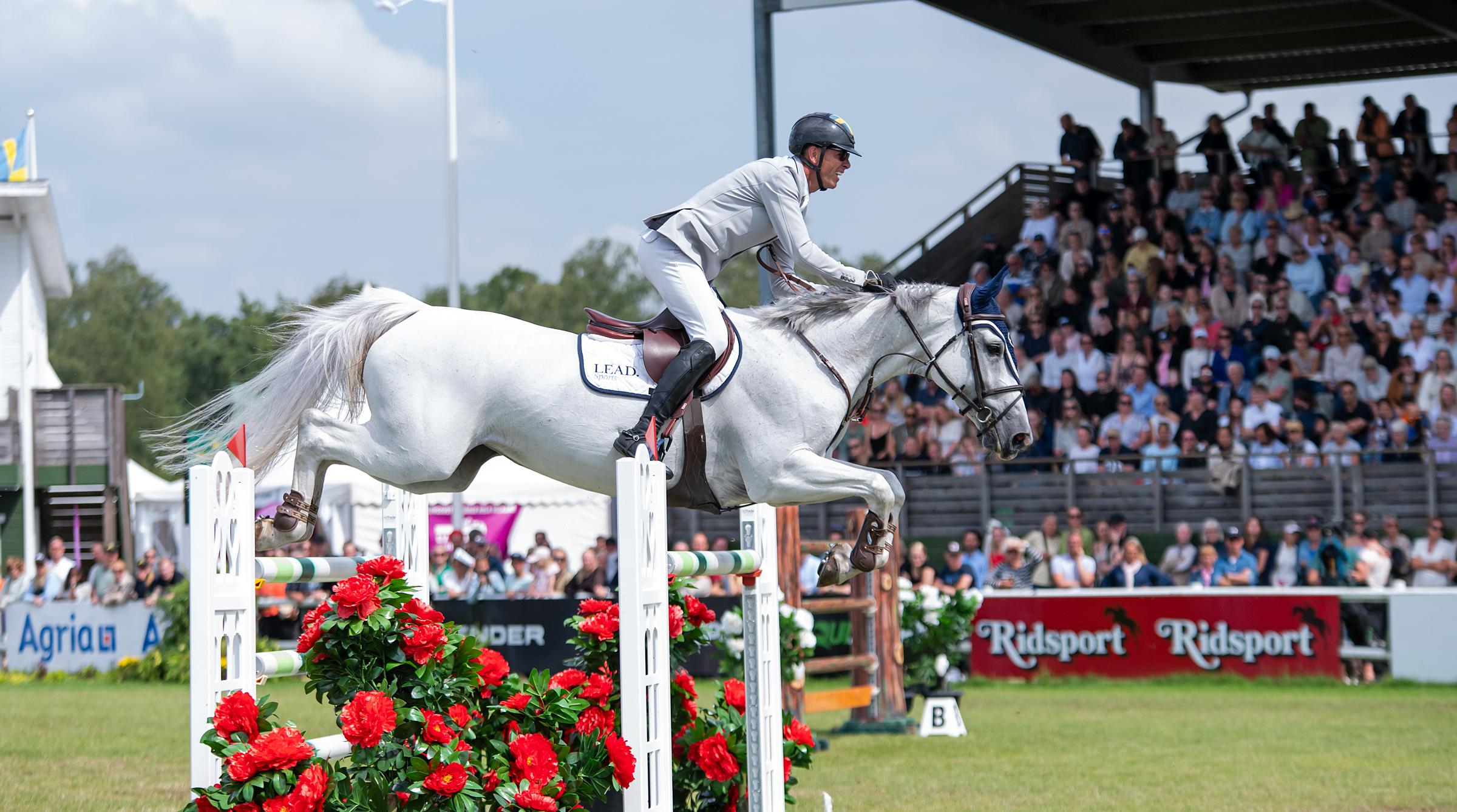 Marcus Westergren med Fellaini De Liebri Z i Falsterbo. Foto: Jennie Börs