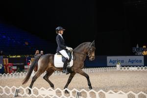 Ronja Kardos med Nice One på SIHS i vintras. Foto: Jennie Börs