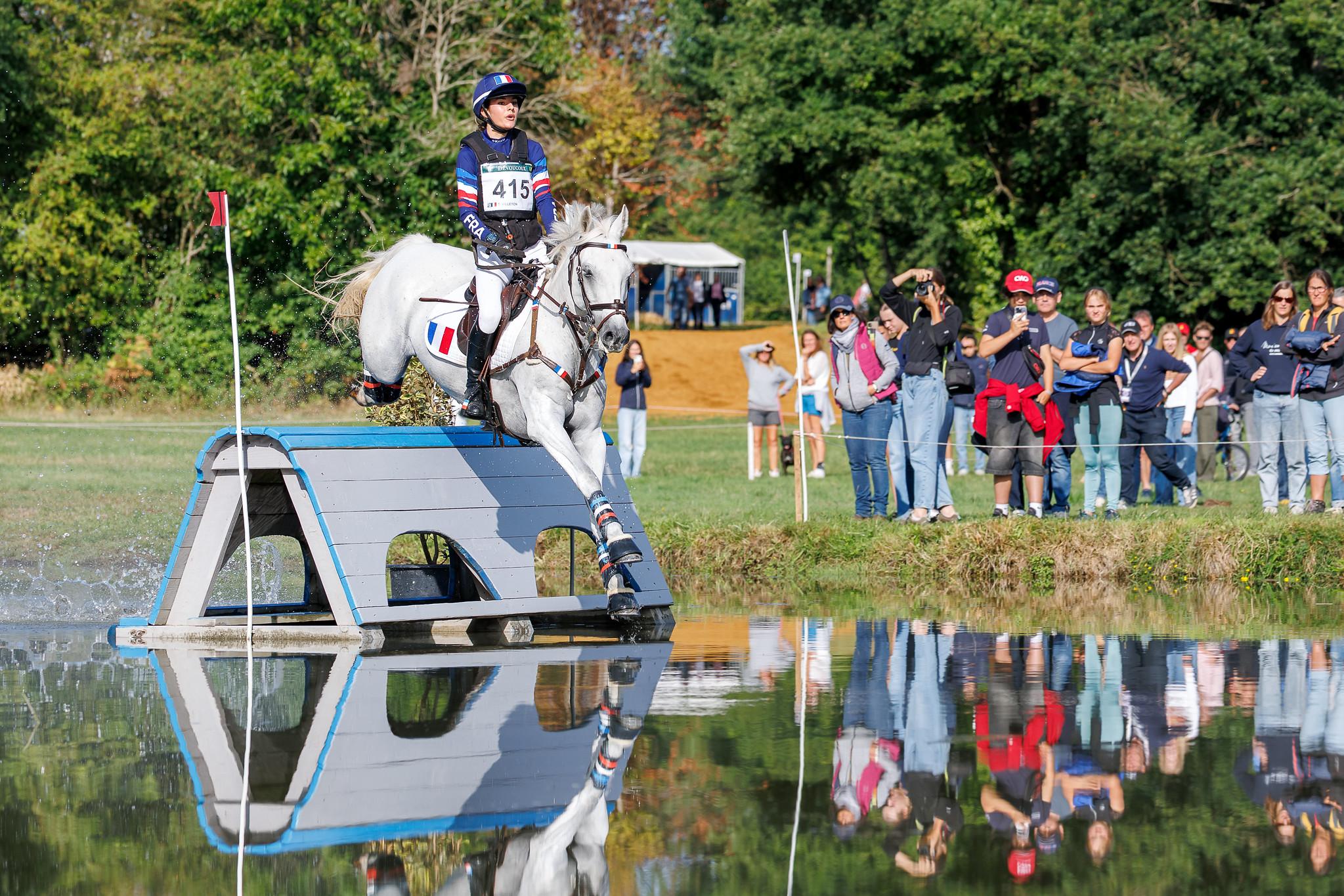 Franska Tifaniie Villeton och Babylon Night. Foto: FEI/Libby Law Photography