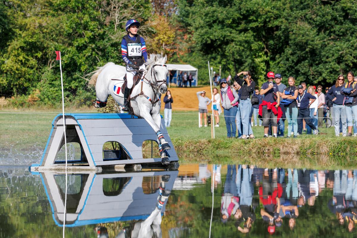 Franska Tifaniie Villeton och Babylon Night. Foto: FEI/Libby Law Photography