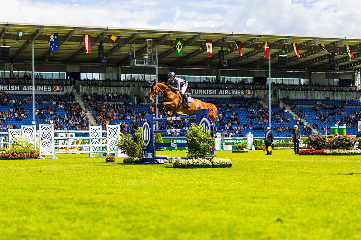 Christian Kukuk på huvudarenan i Aachen. Foto: Tomas Holcbehcer