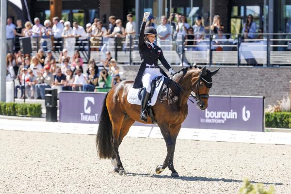 Cathrine Laudrup-Dufour och Mount St John Freestyle. Foto: Stefan Lafrentz