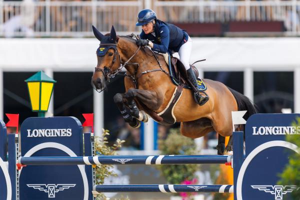 Petronella Andersson och Olympke Van 'T Merelsnest. Arkivfoto: Tomas Holcbecher