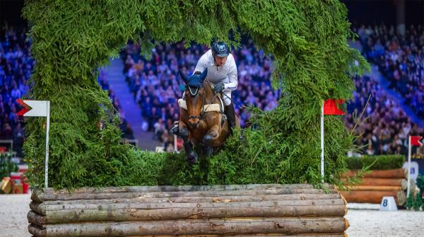 Christoffer Forsberg under Sweden International Horse Show 2021. Foto: Tomas Holcbecher