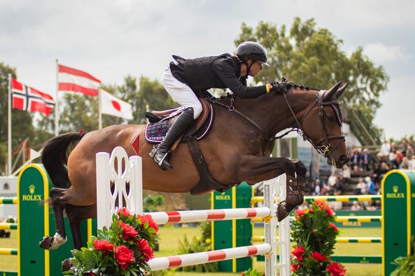 André Brandt och Burberry under Falsterbo Horse Show 2025. Foto: Clara Wallin