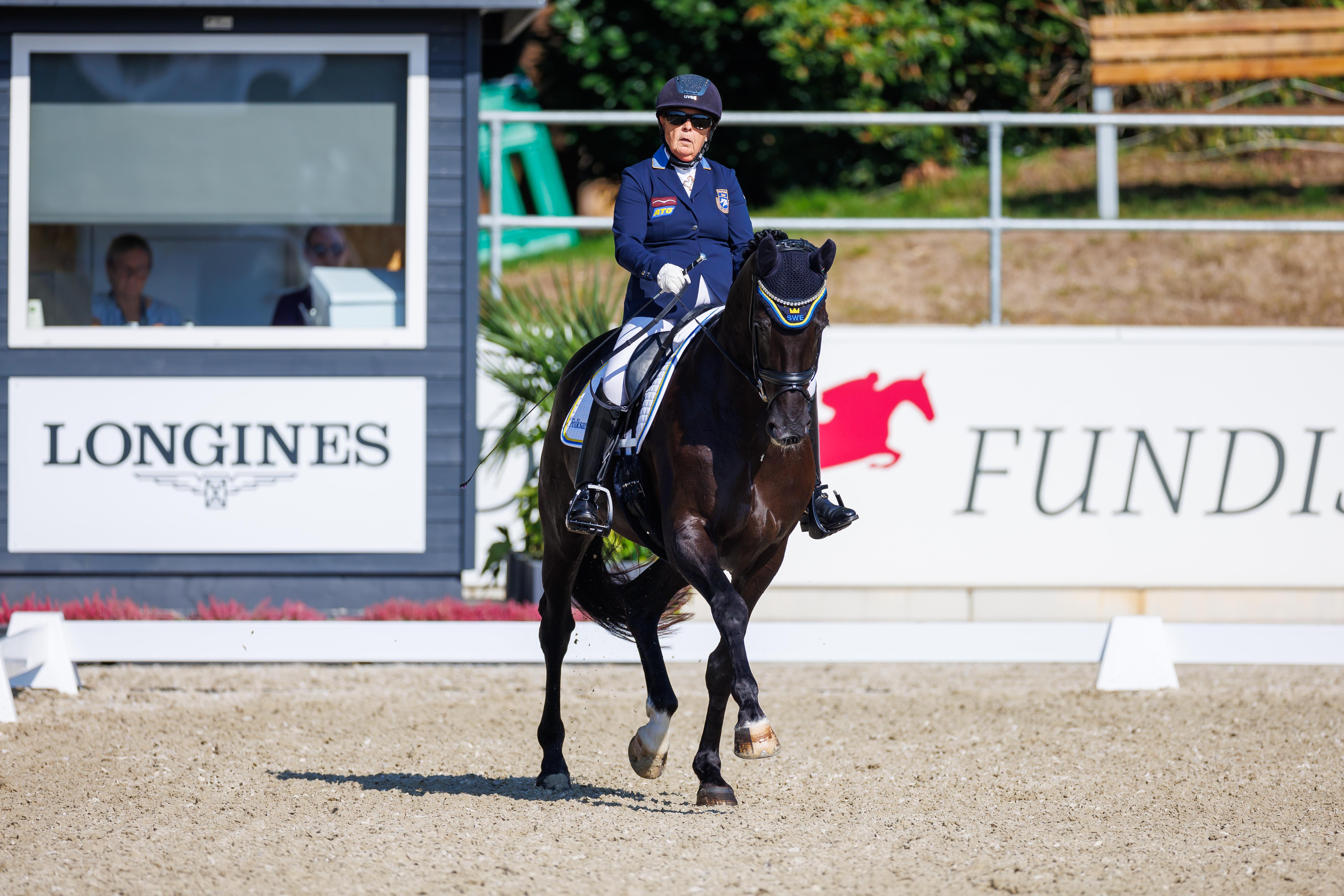 Louise Etzner Jakobsson med Goldstrike B.J. Arkivfoto: Tomas Holcbecher