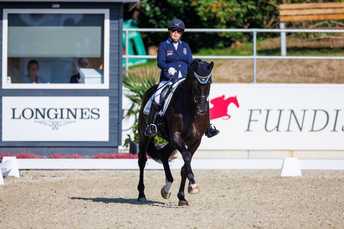 Louise Etzner Jakobsson med Goldstrike B.J. Arkivfoto: Tomas Holcbecher
