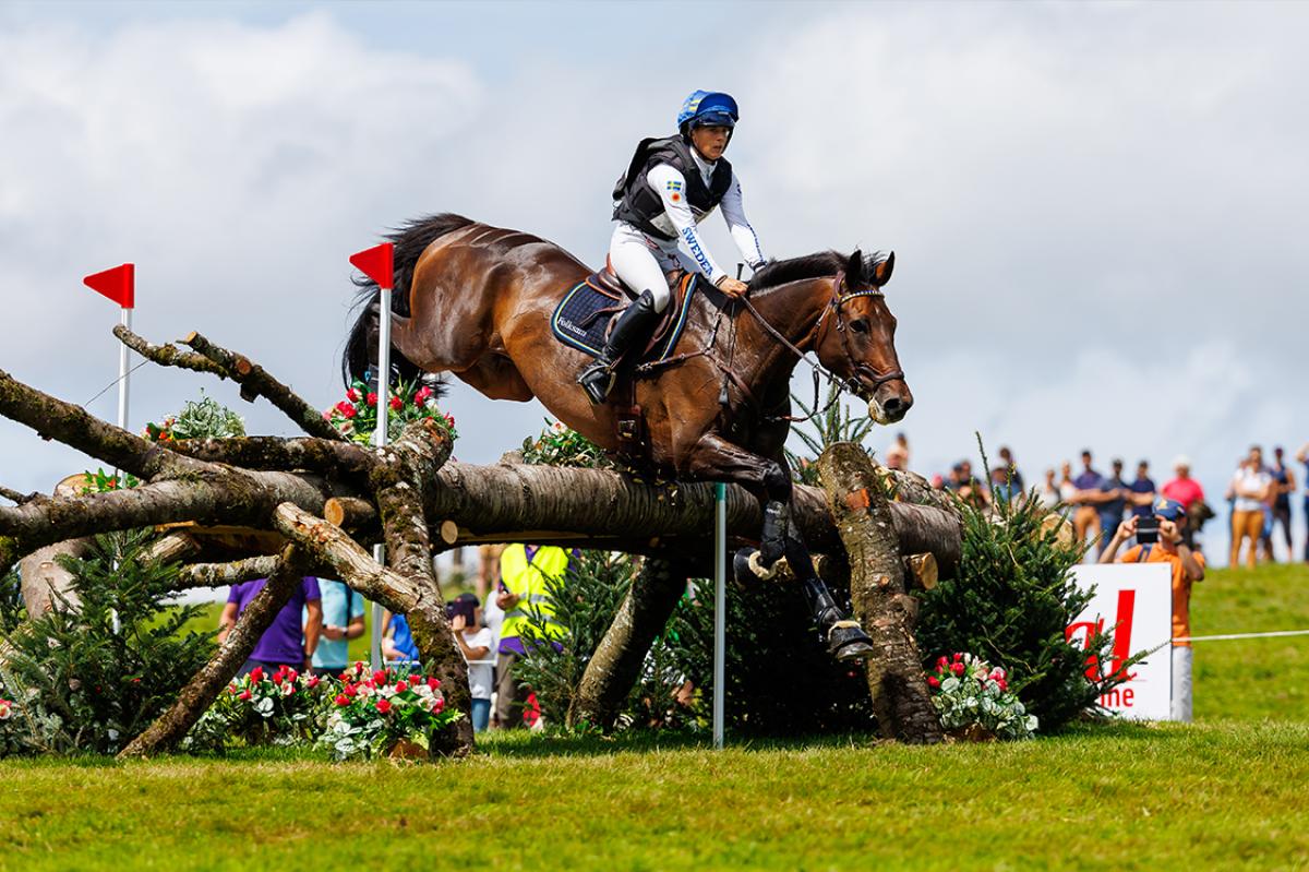 Frida Andersén och Box Leo under EM 2023. Foto: Tomas Holcbecher
