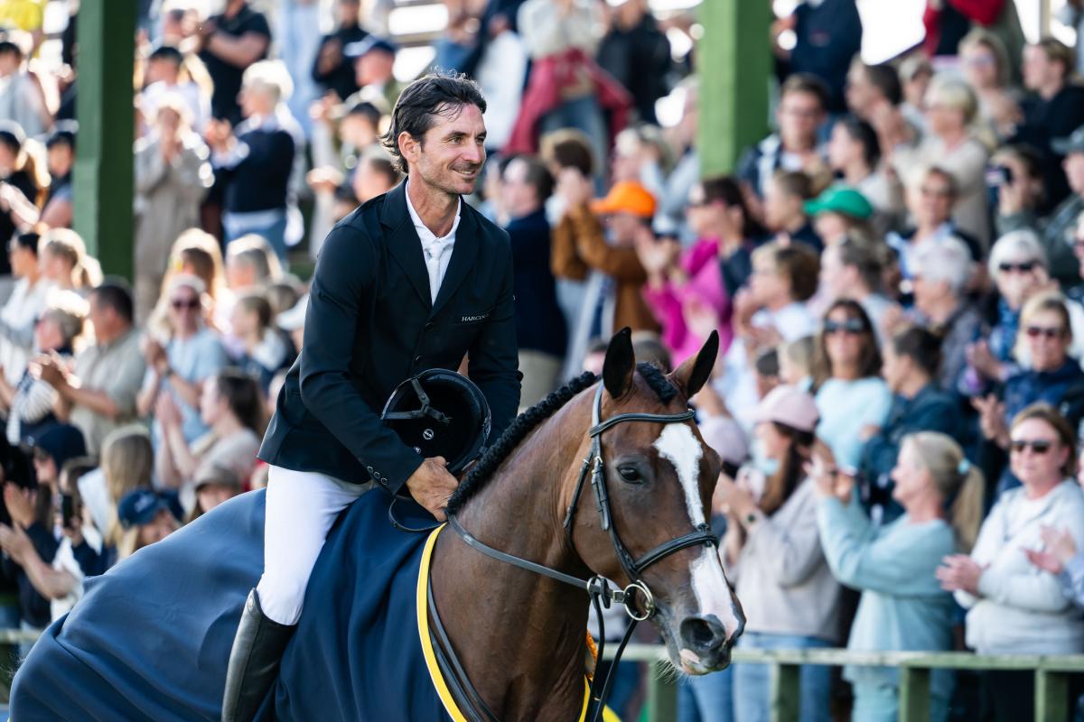 Steve Guerdat under Falsterbo Horse Show 2025. Foto: Petter Arvidsson/Bildbyrån