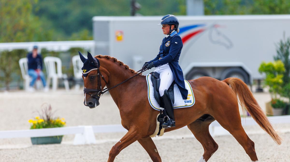 Amanda Staam med Corpoubet AT. Arkivfoto: Tomas Holcbecher