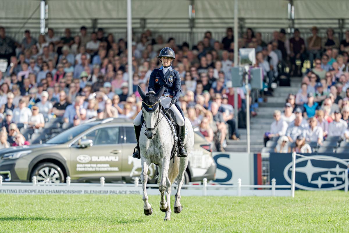 Frida Andersen och Stonehavens Baby Blue. Foto: Kim C Lundin 