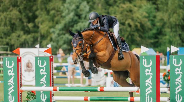 Viktor Edvinsson med Bibi Race. Foto: Ida Lindemann