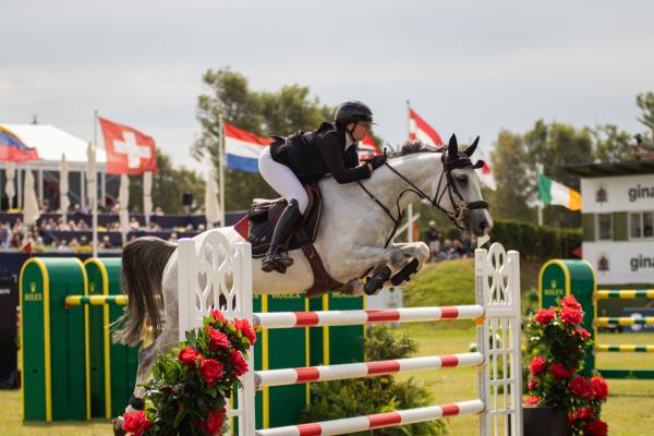 Jenny Krogsäter och Sweet Niki under Falsterbo Horse Show 2025. Foto: Clara Wallin