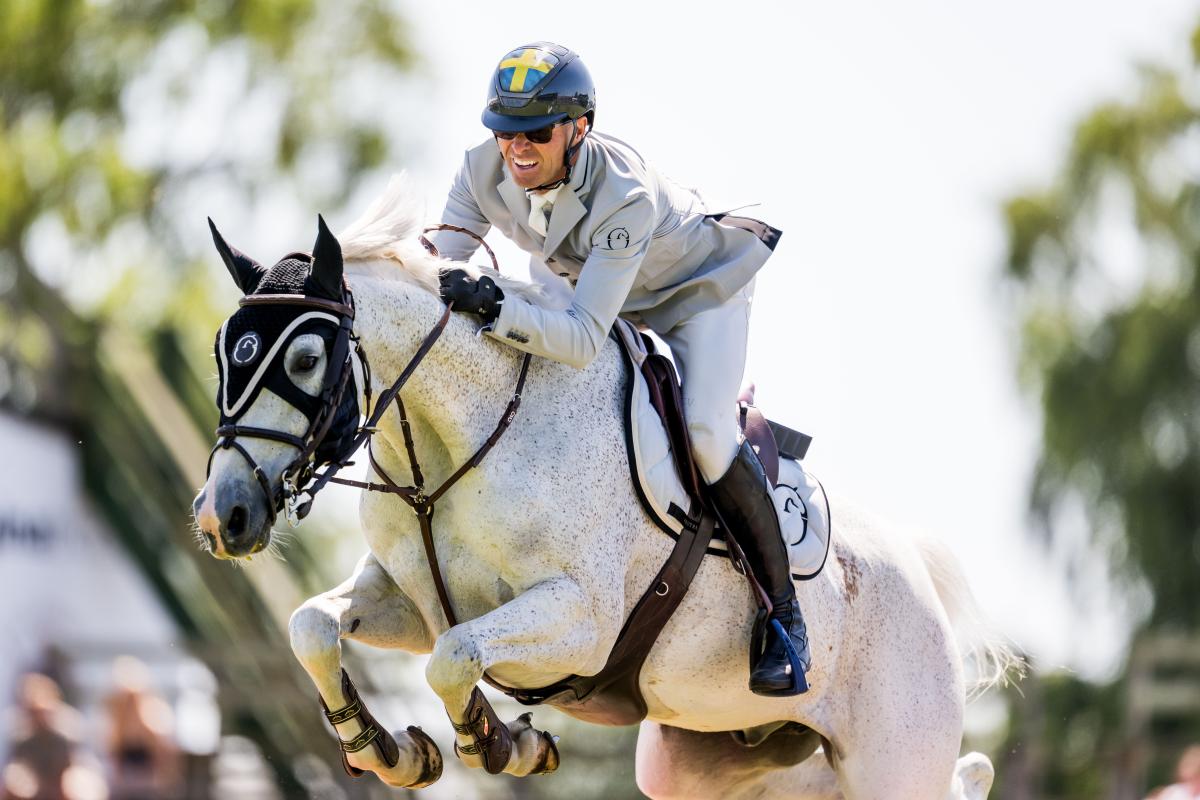 Ekipaget under Falsterbo Horse Show 2025. Foto: Petter Arvidson/Bildbyrån