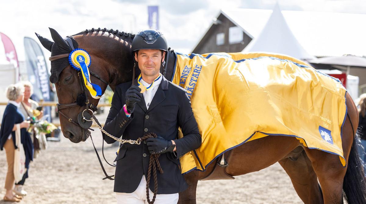 Carl Walter-Fox tog SM-guld utomhus 2024 – och nu har han nya chanser på medalj. Foto: Roland Thunholm