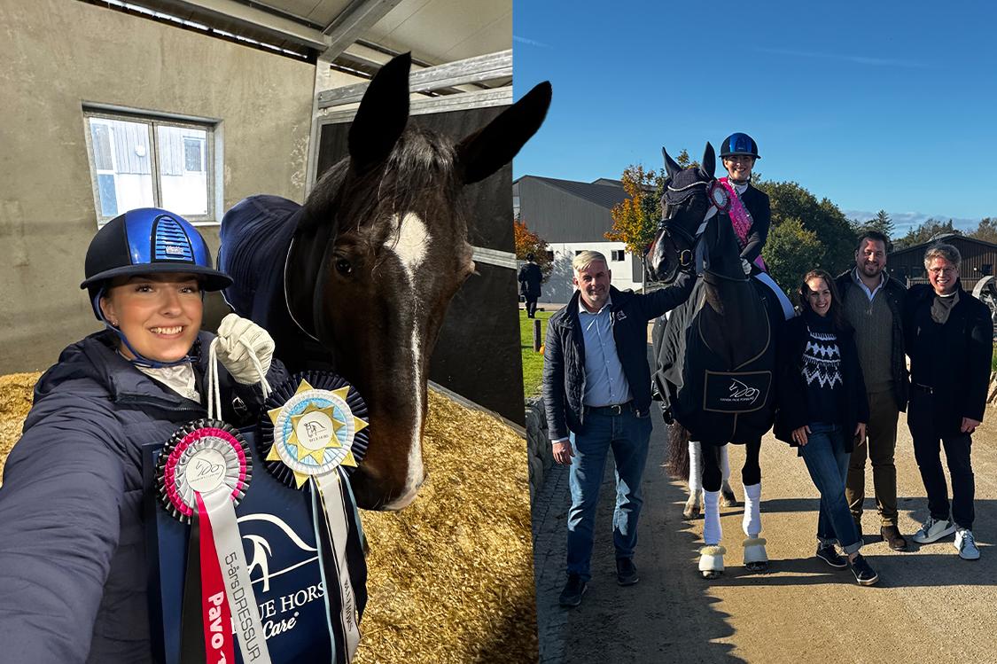 Cecilia tillsammans med Fürstenklang och sitt team. Foto: Privat