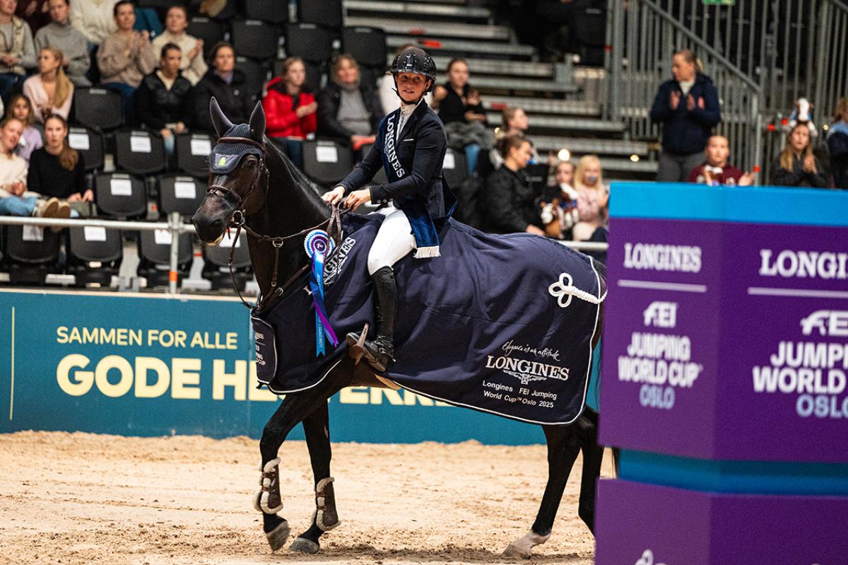 Sanne Thijssen och Cupcake Z. Foto: Helene Gjerde Aamdal