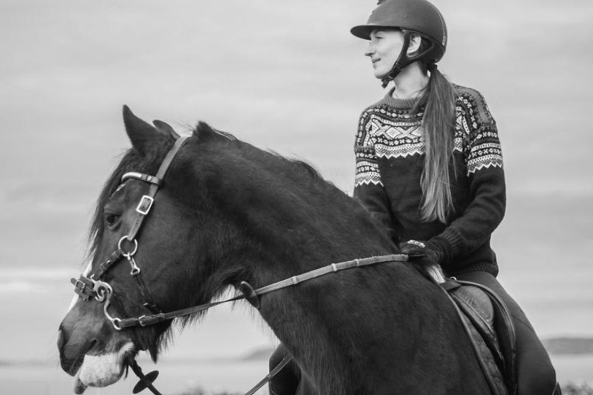 Silje och Tornado. Foto: Privat